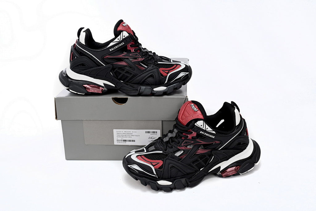 Balenciaga Track 2 Sneaker Military Black White Red