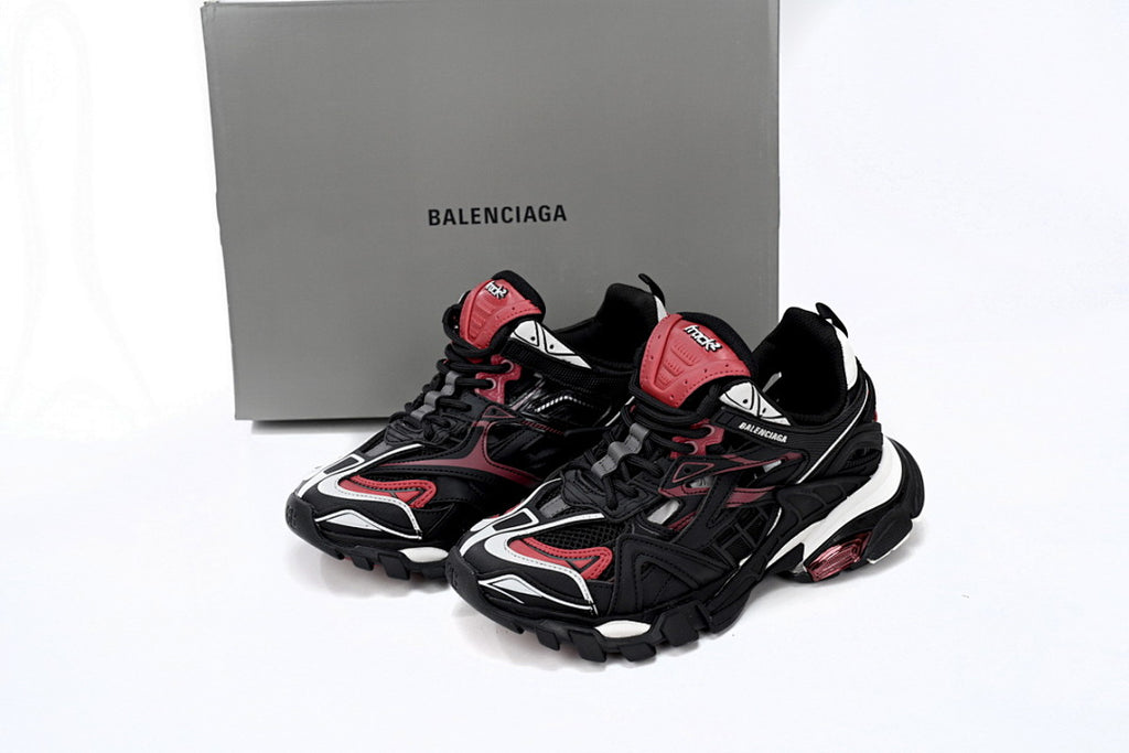 Balenciaga Track 2 Sneaker Military Black White Red