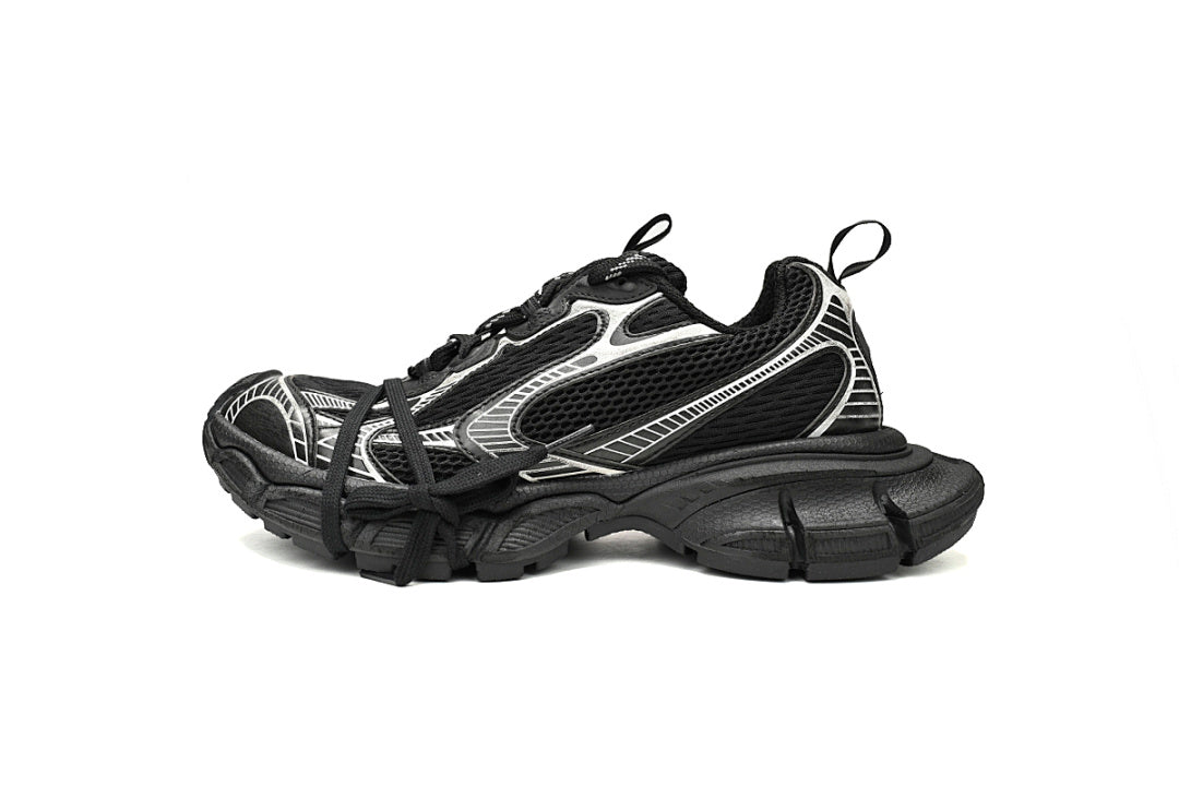 Balenciaga Runner Sneaker Black And White