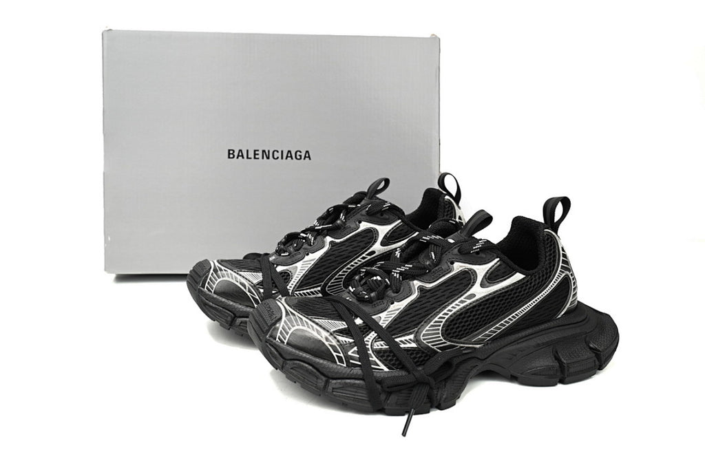 Balenciaga Runner Sneaker Black And White