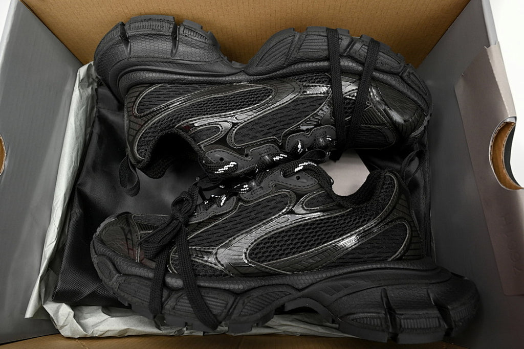 Balenciaga Runner Sneaker Black And White