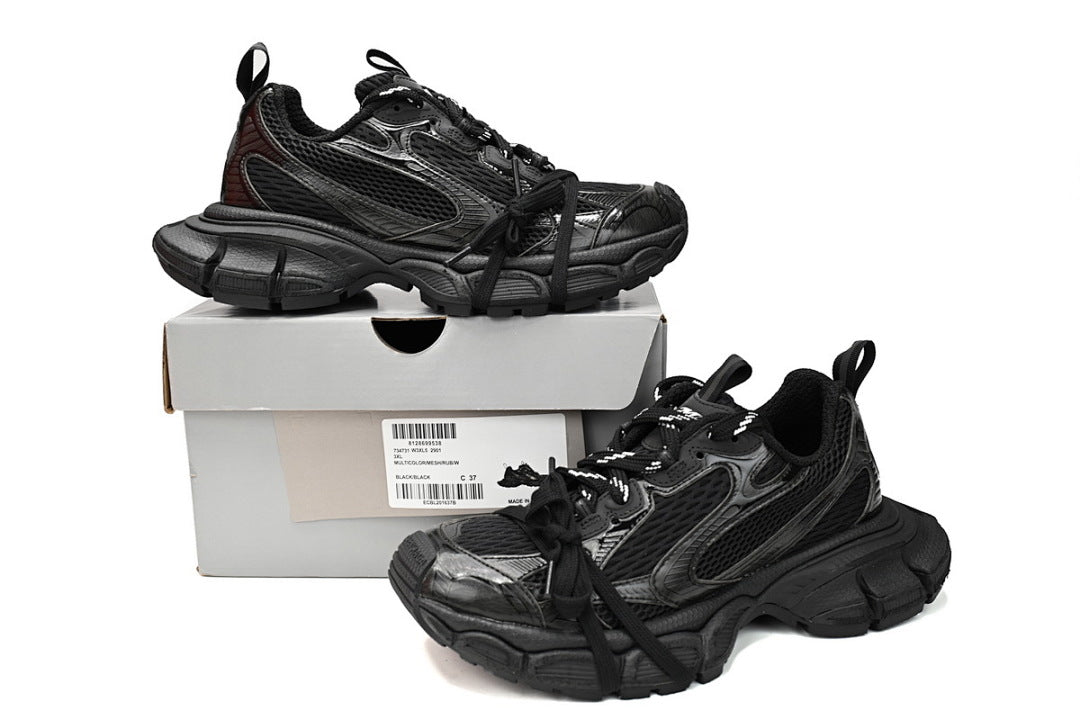 Balenciaga Runner Sneaker Black And White