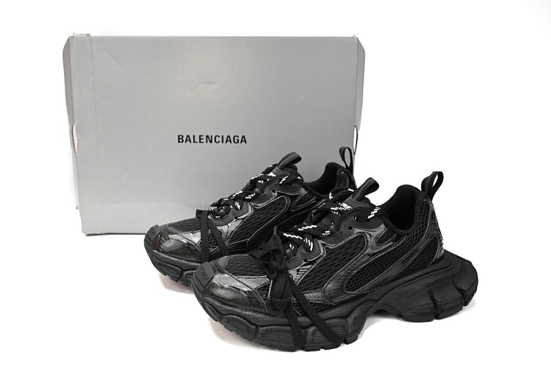 Balenciaga Runner Sneaker Black And White