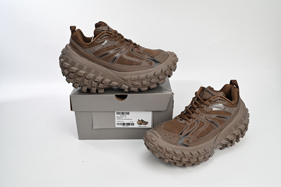 Balenciaga Defender Sneaker Black Brown