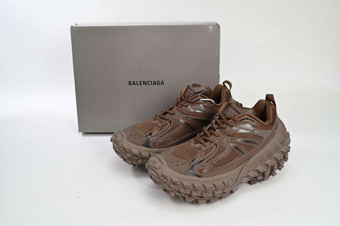 Balenciaga Defender Sneaker Black Brown