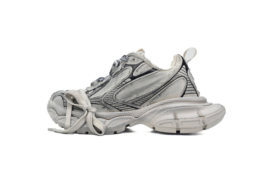 Balenciaga Runner Sneaker Luminous Blue Canvas White