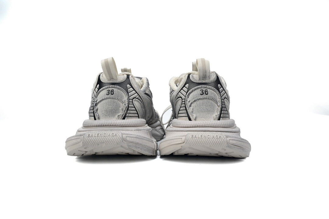 Balenciaga Runner Sneaker Luminous Blue Canvas White