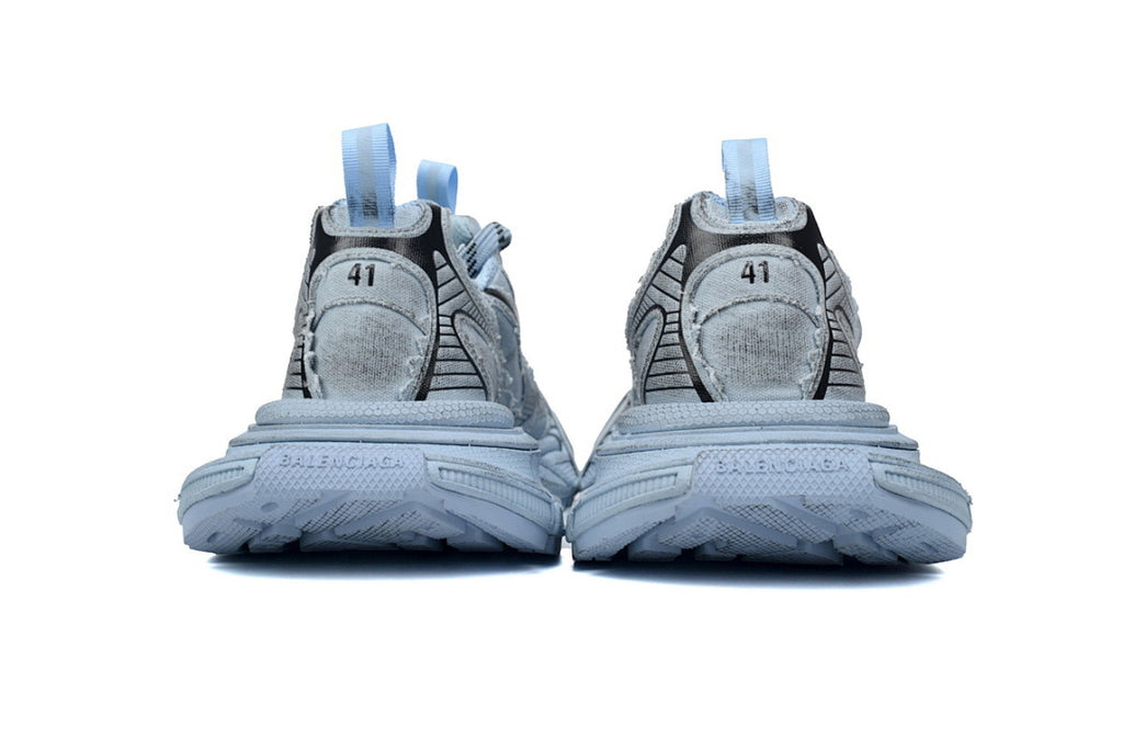 Balenciaga Runner Sneaker Luminous Blue Canvas Blue