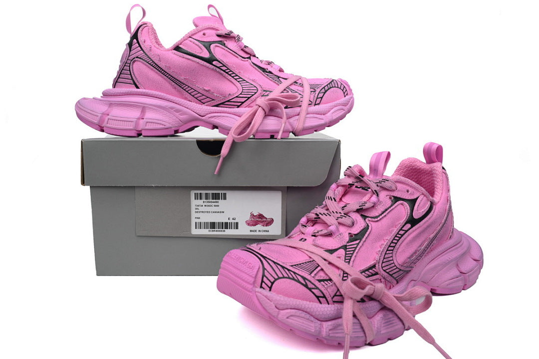 Balenciaga Runner Sneaker Canvas Pink