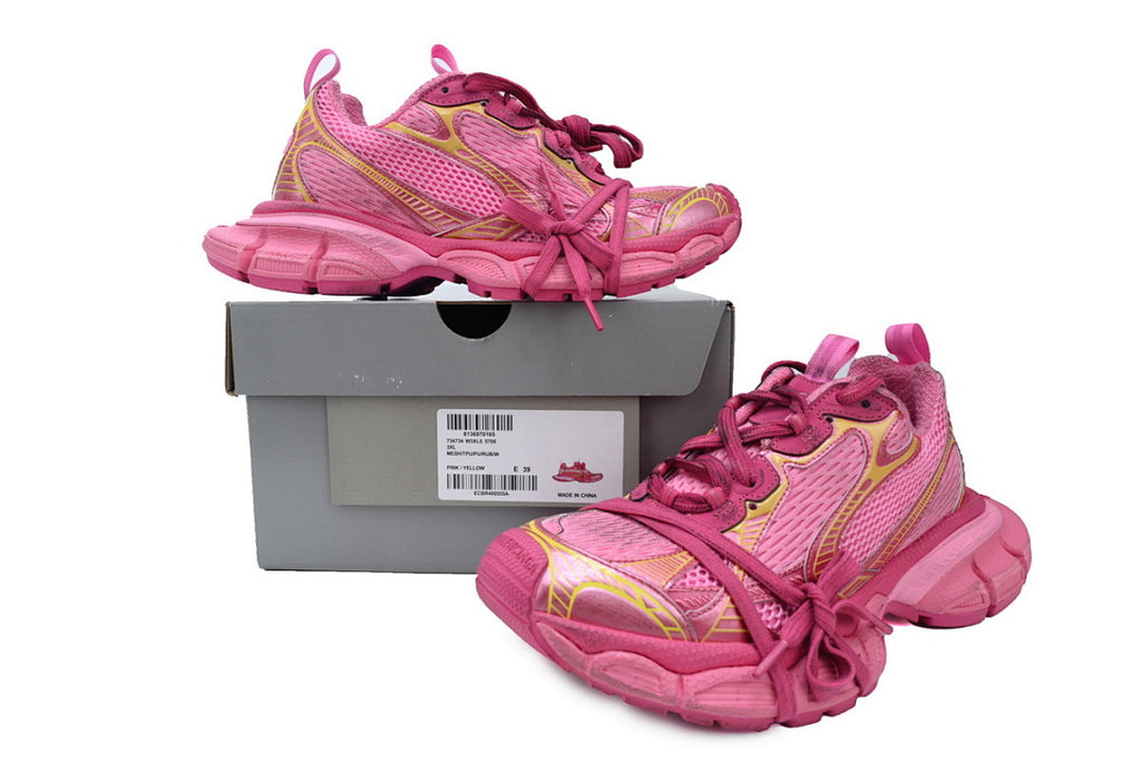 Balenciaga Runner Sneaker Yellow Pink