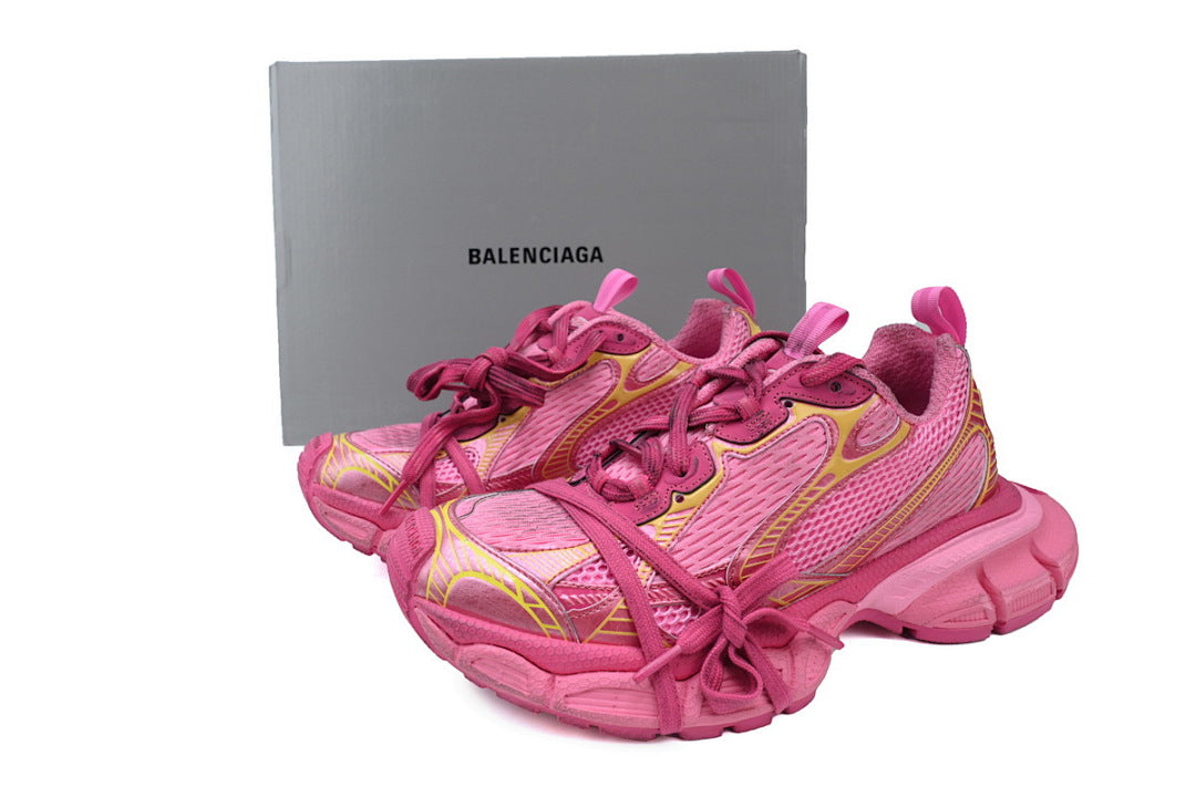 Balenciaga Runner Sneaker Yellow Pink