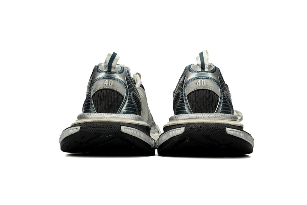 Balenciaga Runner Sneaker Luminous Blue White Silver Blue