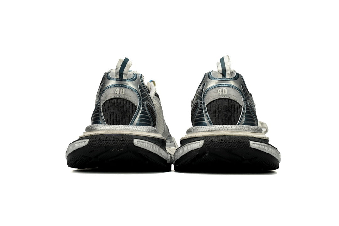 Balenciaga Runner Sneaker Luminous Blue White Silver Blue
