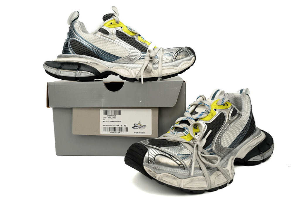 Balenciaga Runner Sneaker Luminous Blue White Silver Blue