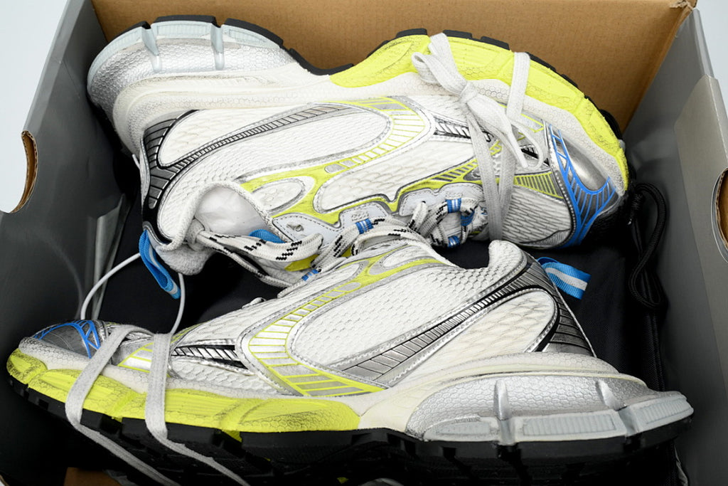 Balenciaga Runner Sneaker Luminous Blue White Fluorescent Yellow