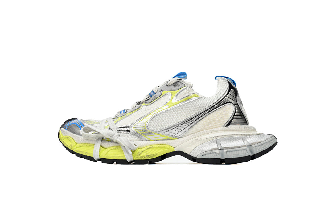 Balenciaga Runner Sneaker Luminous Blue White Fluorescent Yellow