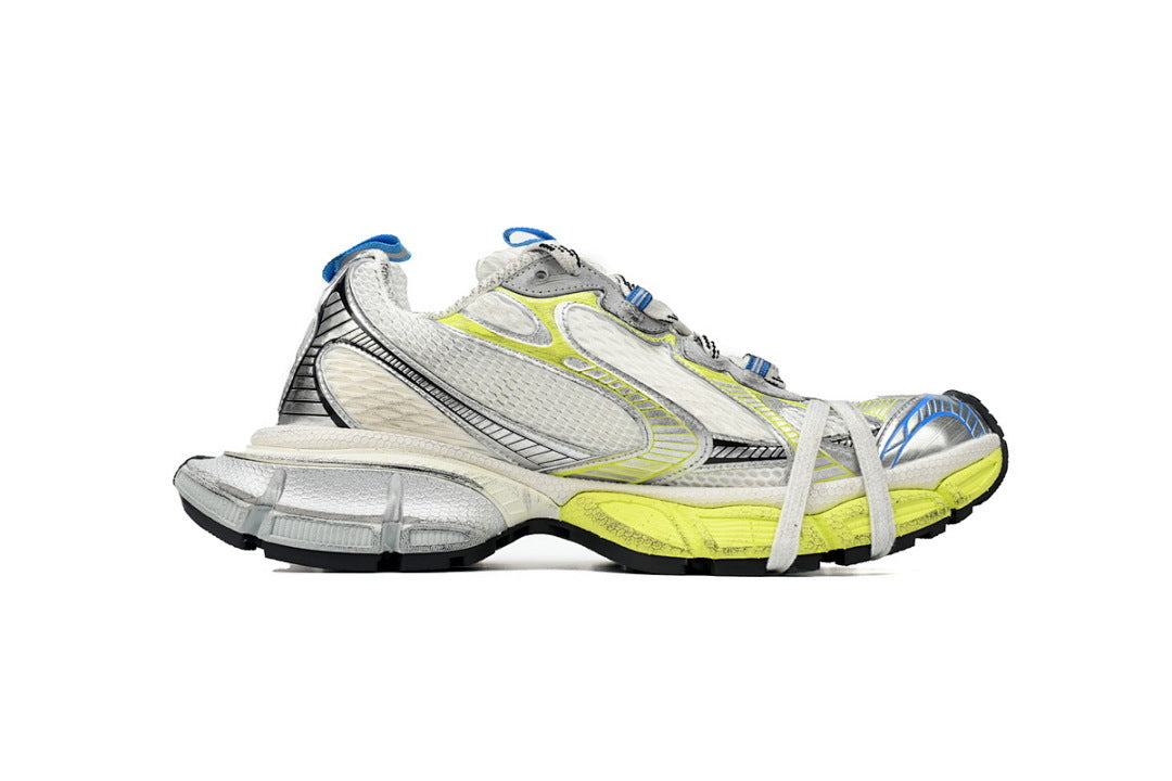 Balenciaga Runner Sneaker Luminous Blue White Fluorescent Yellow