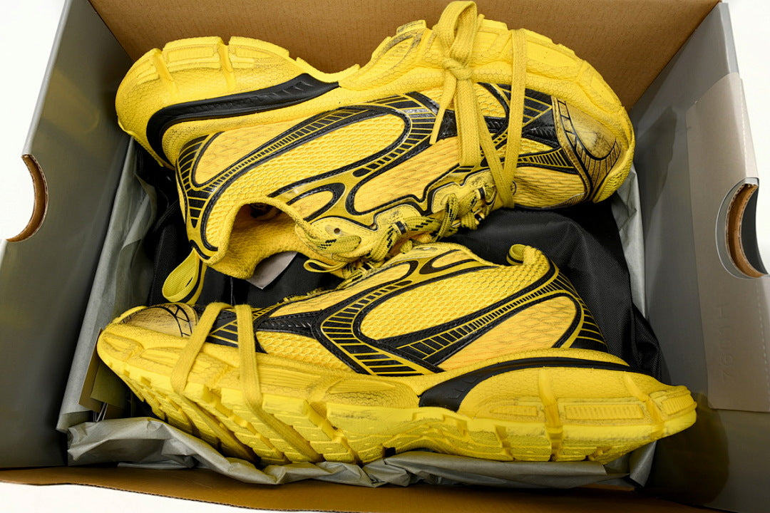 Balenciaga Runner Sneaker Black Yellow