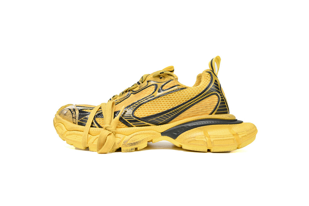 Balenciaga Runner Sneaker Black Yellow