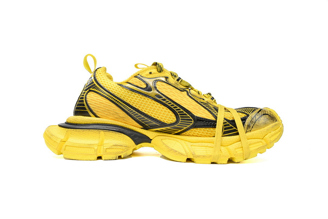 Balenciaga Runner Sneaker Black Yellow