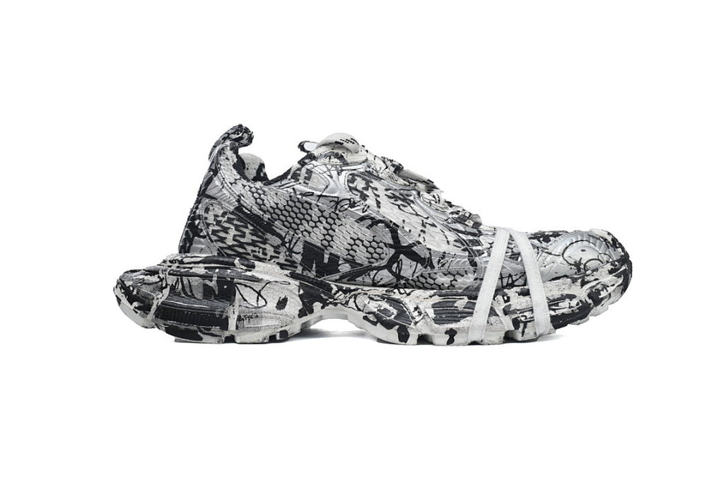 Balenciaga Runner Sneaker Black and White