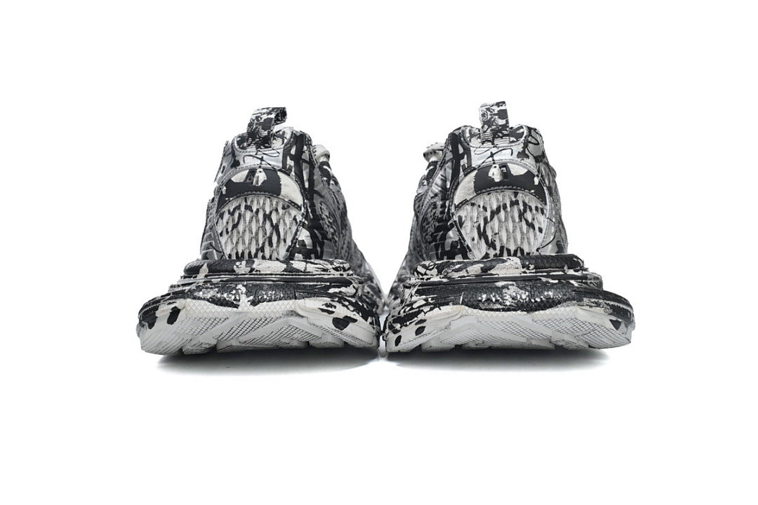 Balenciaga Runner Sneaker Black and White