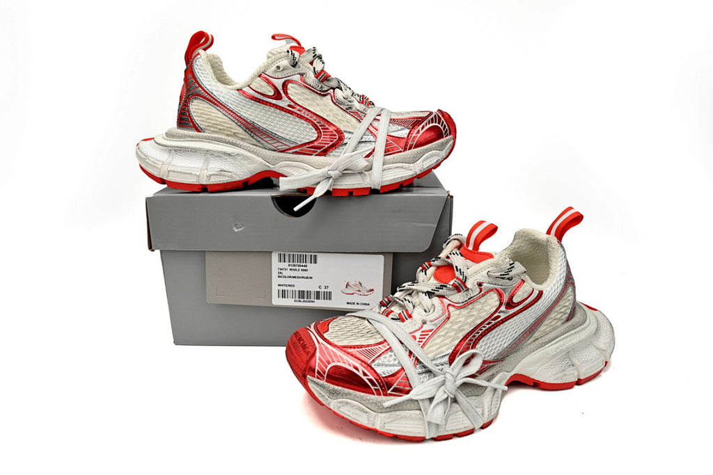 Balenciaga Runner Sneaker White Red