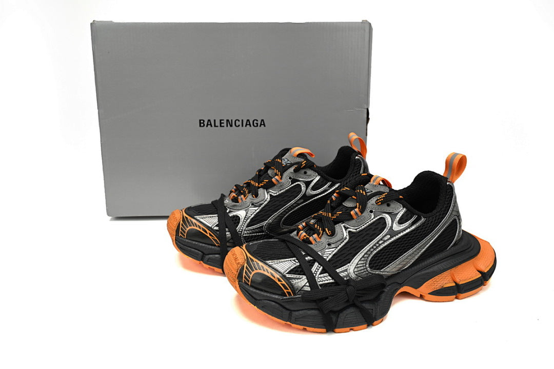 Balenciaga Runner Sneaker Black Orange