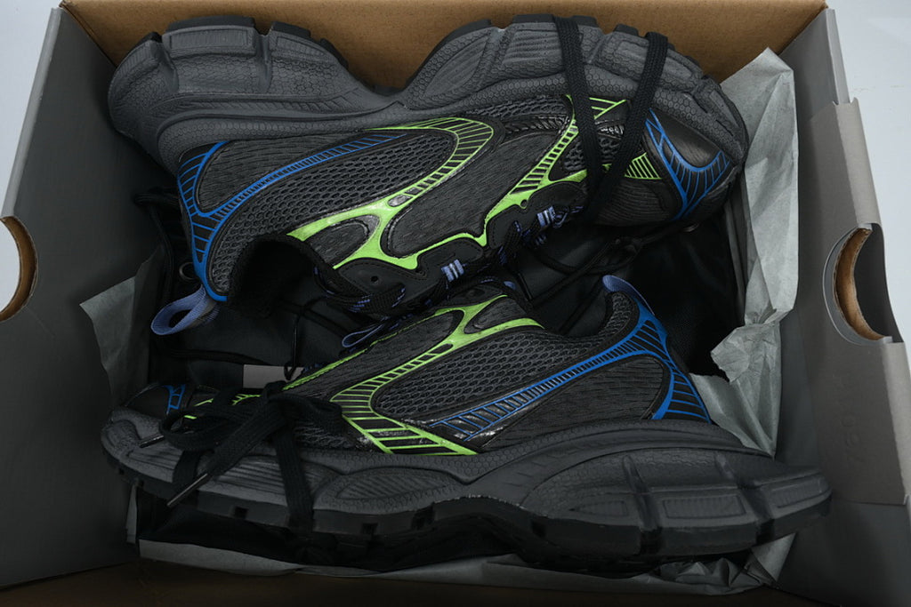 Balenciaga Runner Sneaker Black Blue Green