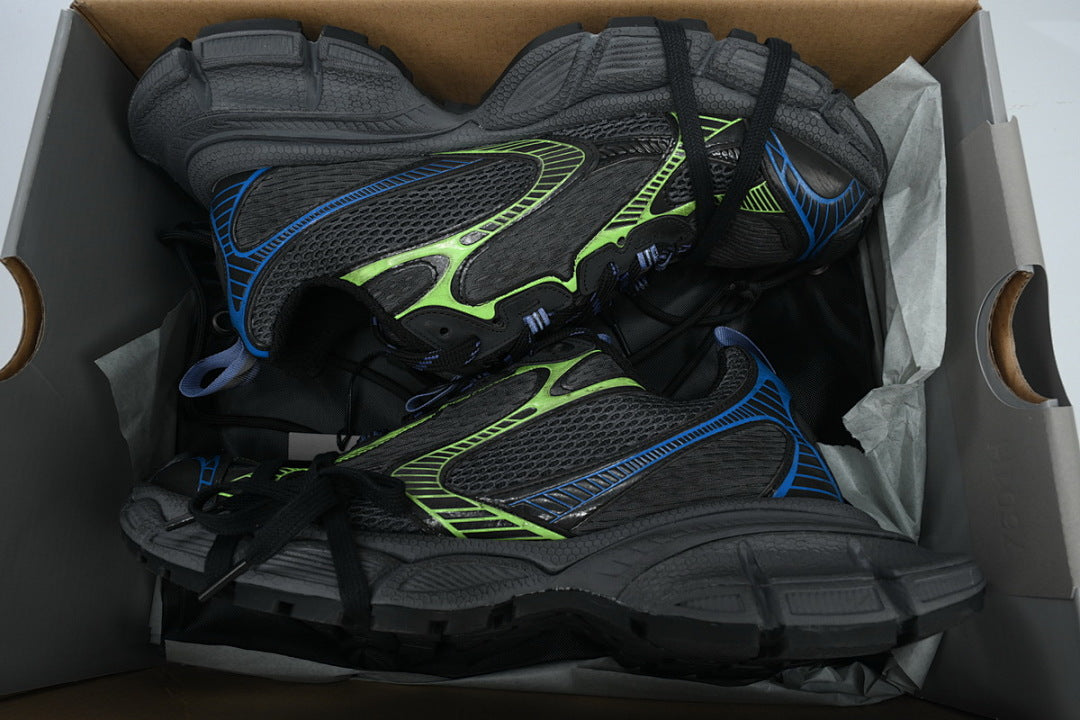 Balenciaga Runner Sneaker Black Blue Green