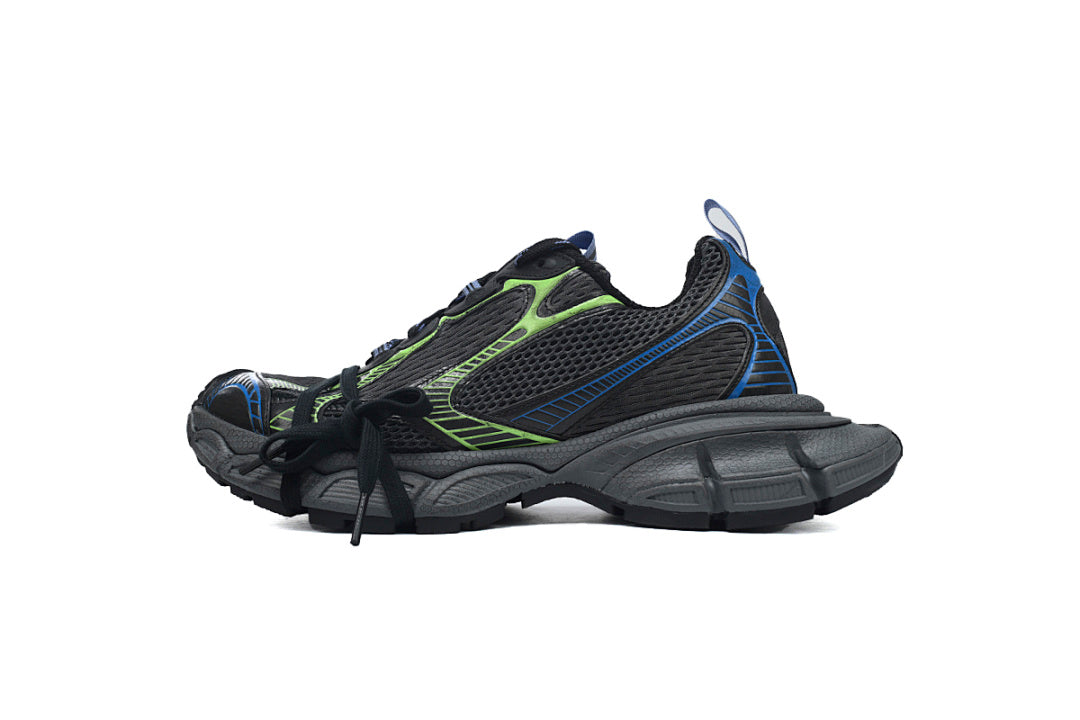 Balenciaga Runner Sneaker Black Blue Green