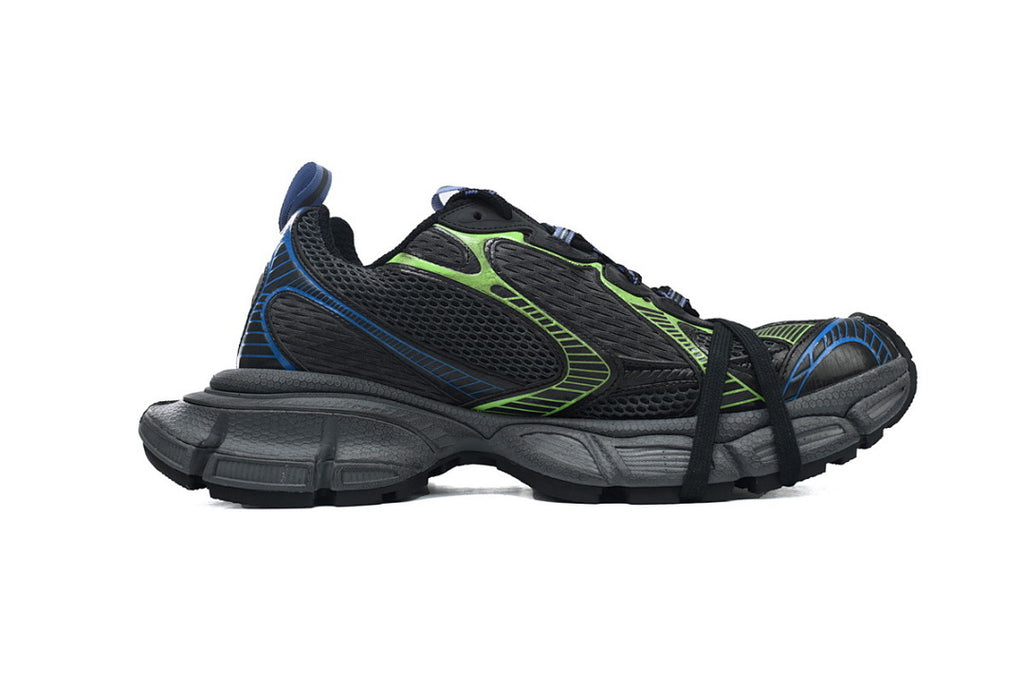 Balenciaga Runner Sneaker Black Blue Green