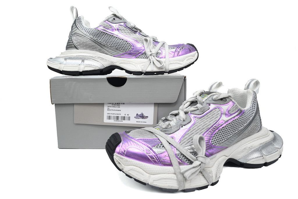 Balenciaga Runner Sneaker Purple Silver
