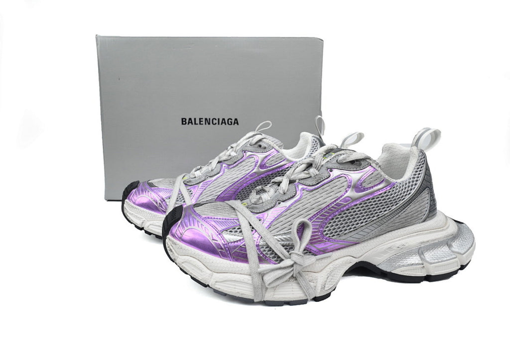 Balenciaga Runner Sneaker Purple Silver