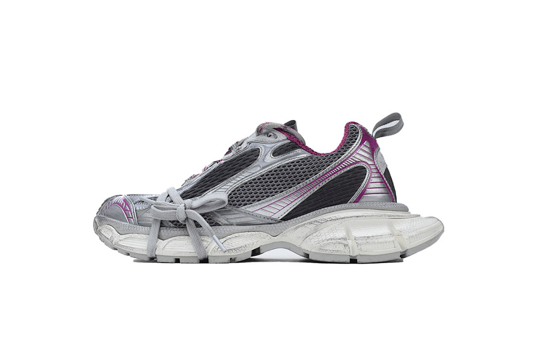 Balenciaga Runner Sneaker Silver Purple