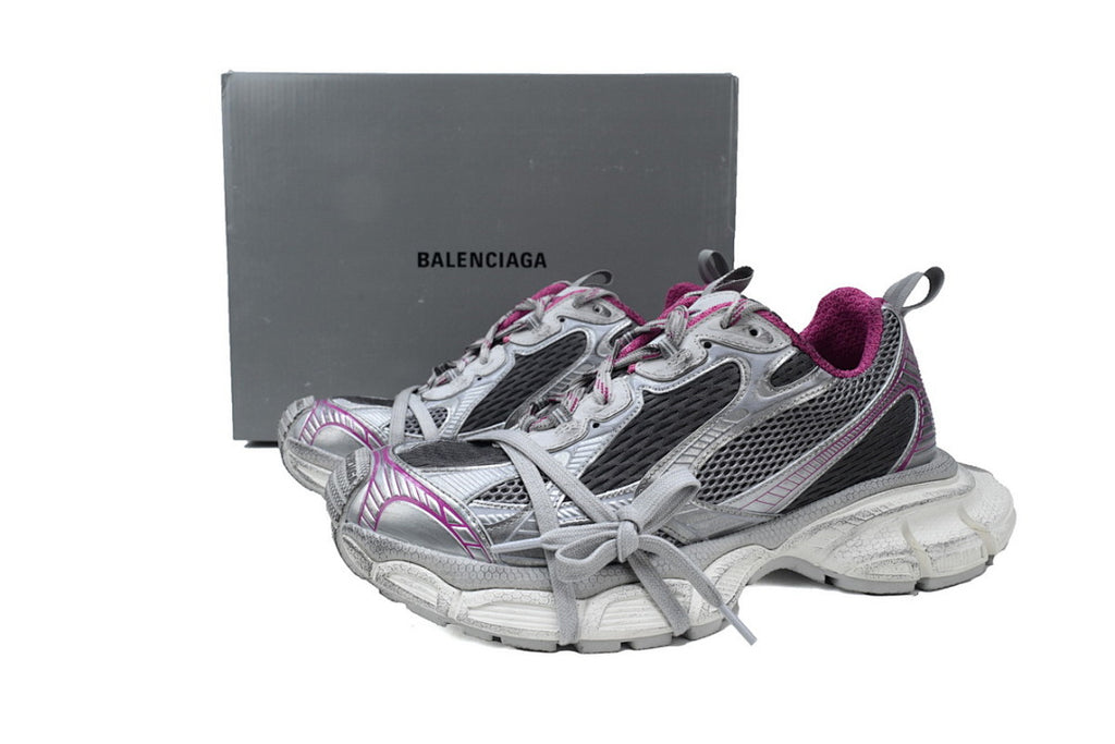 Balenciaga Runner Sneaker Silver Purple