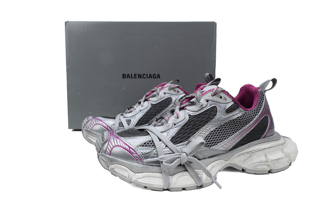 Balenciaga Runner Sneaker Silver Purple