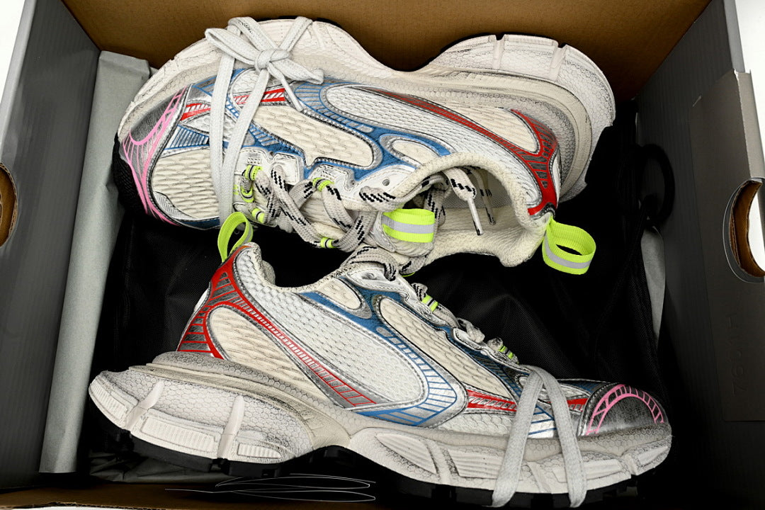 Balenciaga Runner Sneaker White, red And Blue