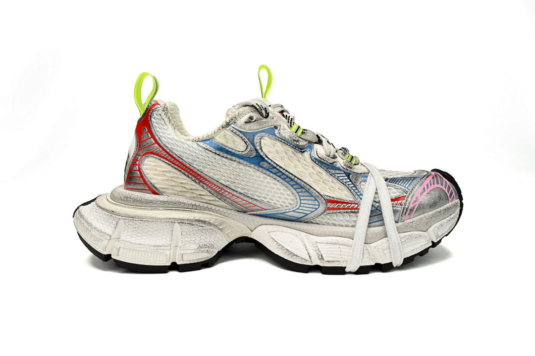 Balenciaga Runner Sneaker White, red And Blue