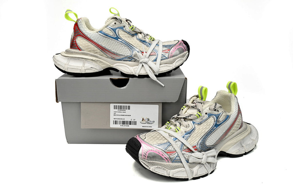 Balenciaga Runner Sneaker White, red And Blue