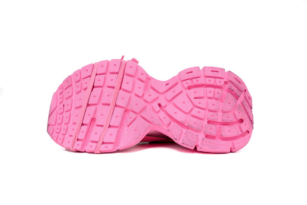 Balenciaga Runner Sneaker Black Black And White Pink