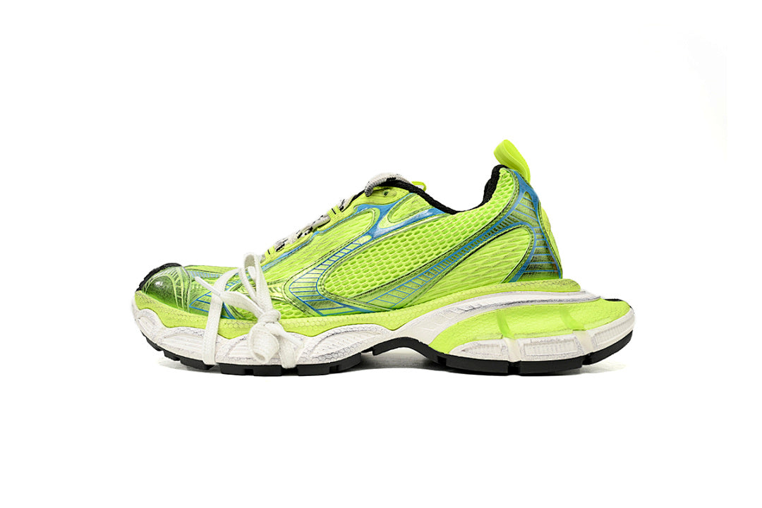 Balenciaga Runner Sneaker Black Fluorescent Green