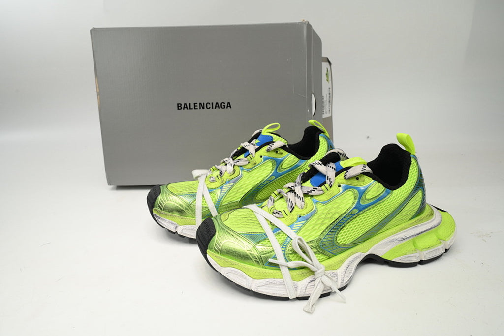 Balenciaga Runner Sneaker Black Fluorescent Green