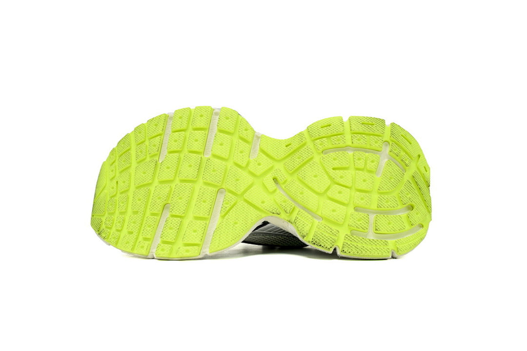 Balenciaga Runner Sneaker Black And White Blue