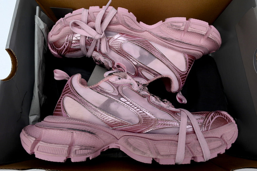 Balenciaga Runner Sneaker Mesh Powder