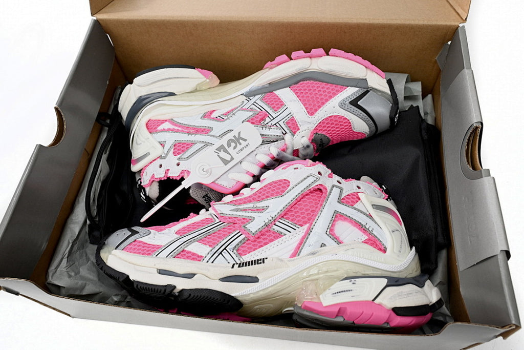 Balenciaga Runner White Red Powder