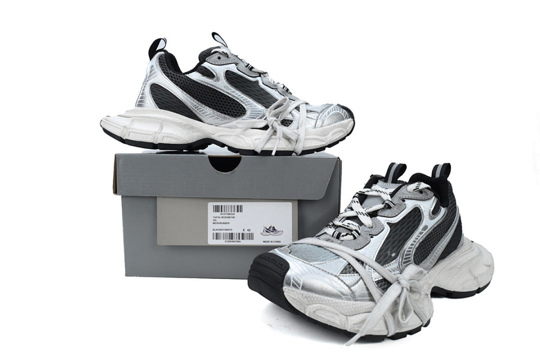 Balenciaga Runner Sneaker Black Silver