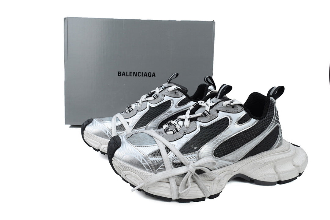 Balenciaga Runner Sneaker Black Silver