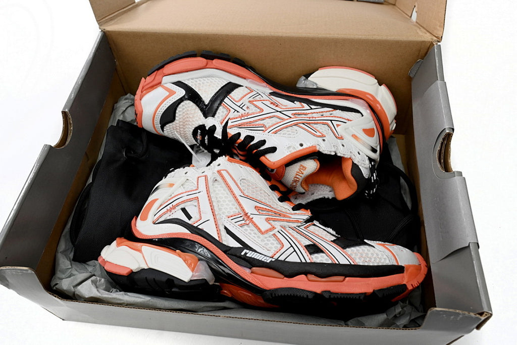 Balenciaga Runner White Orange Black