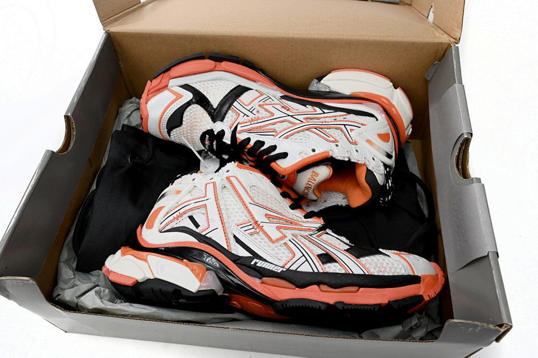 Balenciaga Runner White Orange Black